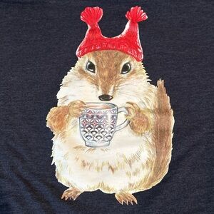 Cute Squirrel Graphic Tee